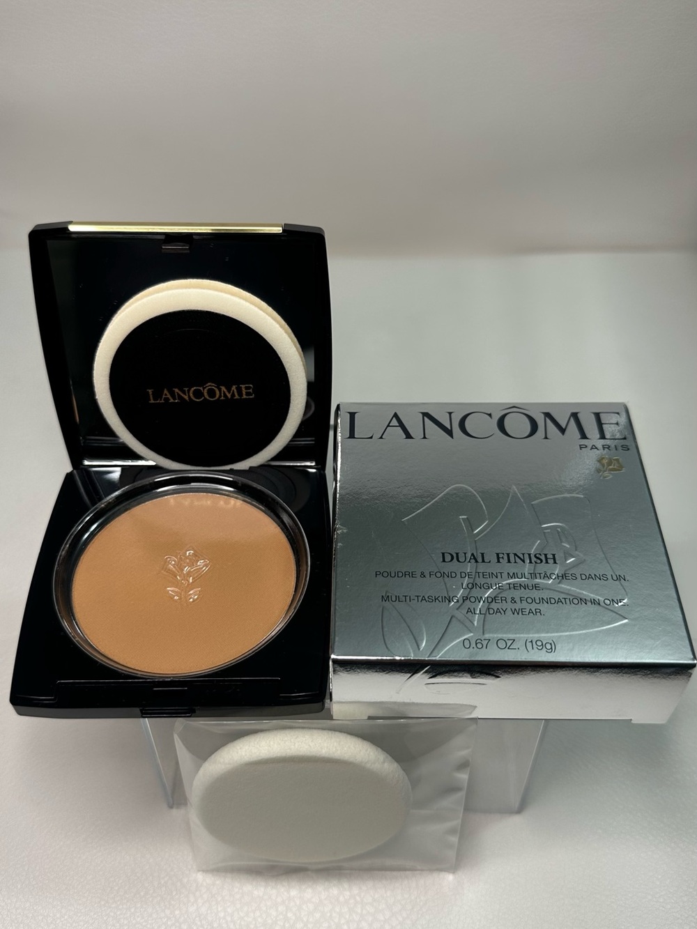 Lancôme Dual Finish Compact Powder - Beige/Tan Bisque 420